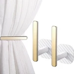 Queekay Curtain Holders Gold Holdbacks Self Adhesive Drapery White New. Price: $11.94.