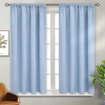 Bgment Rod Pocket Baby Blue Darkening Curtains For Bedroom - Thermal New. Price: $26.99.