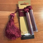 Wrights Signature Series 3" Maroon 100% Rayon Tassels And 27" Cord Rope Tieback New. Price: $6.99.