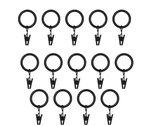 Kenney Home Clip On Rings For 5/8" & 3/4" Diameter Rods 14 Pack Black New. Price: $9.99.