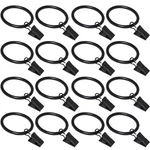 16 Pack Curtain Rings With Clips, Window Black Hooks Hange... New. Price: $11.80.