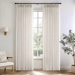 Anroduo Memory Trained Pinch Pleated Curtains 92 Inches Long Viral Linen New. Price: $89.36.