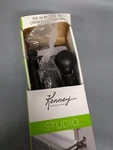 Kenney Ball End Double Window Curtain Rod, Matte Black Open. Price: $22.99.