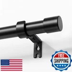 Joydeco Adjustable Curtain Rod 32-120", 1" Dia. Durable Metal, Easy Install New. Price: $47.45.