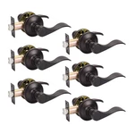 Knobwell 6 Pack Passage Door Levers Handle Sets Hallway Closet New. Price: $101.36.