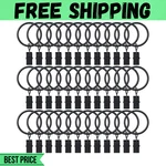 36 Pack Curtain With Clips, Drapery Rings, Hangers Drapes New. Price: $9.94.
