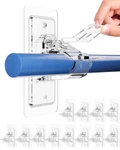 Curtain Rod Brackets 12 Pack No Drill Self Adhesive Nail Free Antimbee New. Price: $51.99.