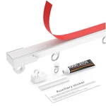 Ylnanmi Self Adhesive Curtain Track No Drill Ceiling Wall Mount Rail New. Price: $33.32.