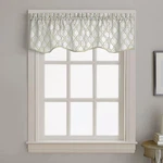 Chf Morocco Ogee Print Scallop Window Kitchen Curtain Valance, Rod Pocket, 58... New. Price: $20.00.