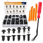 Gooacc GRC-33 240PCS Bumper Retainer Clips Car Plastic Rivets Fasteners Push New. Price: $36.99.