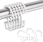 Amazer Plastic Shower Curtain Hooks, Double Rings, F New. Price: $14.99.