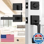 Ehomeware Black Front Door Handle Deadbolt Set Exterior Lock Entry New. Price: $94.75.