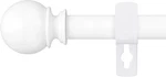 White Curtain Rods For Windows 28 To 48 Inch, 5/8" Diameter Heavy Duty Metal Spl New. Price: $15.61.