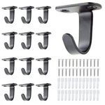 12PCS Stainless Steel Under-shelf Coat With Screws Mount Ceiling Hooks T... New. Price: $18.19.