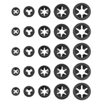 Uxcell 150PCS Internal Tooth Washers Assortment Kit, 65MN Locking Ring New. Price: $8.58.