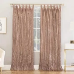 No. 918 Odelia Distressed Velvet Blackout Tab Top Curtain Panel, 50" X 95", B... New. Price: $25.19.