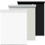 Homebox 100% Blackout Cordless Roller Window Shades 25IN 72IN White New. Price: $19.95.