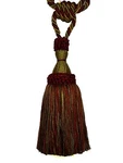 Trimland Amazonas 3317-13 1511 Crimson Sage Gold Drapery Single Tassel Tieback New. Price: $9.99.