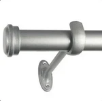 Decopolitan End Cap Single Curtain Rod, 72 To 144-INCH, Nickel Open. Price: $27.89.