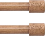 2 Pack Adjustable Wood Curtain Rods, Rustic Farmhouse Drapery Pole 48-84 New. Price: $83.99.