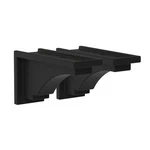 Inc Fairfield Decorative Brackets, 2-PACK, Plastic, Black, Standard (5856-B) New. Price: $81.09.