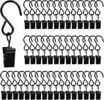 Hoosun 46 Pack Curtain Hooks Clips,s For Hanging Outside String Lights,met New. Price: $30.00.