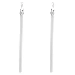 Zuwevbo 2PCS Curtain Pull WAND,17 Inch Invisible Clear Acrylic New. Price: $14.57.