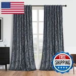Gisewood Grey Velvet Curtains For Living Room Darkening B New. Price: $78.95.