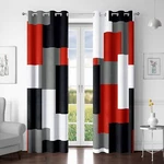 Red 100% Blackout Curtains For Bedroom 84 Inch Length 2 Panels Set Mode... New. Price: $99.49.