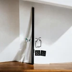 Ivilon Window Curtain Rod - 1 Inch Pole, 28 To 48 Length, Black Used. Price: $17.50.