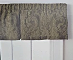 Vtg New 2003 Martha Stewart Jacquard Damask Valance Curtain Set Green Nip. Price: $39.99.