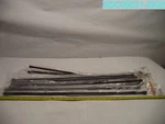 QTY=9: Kenney KN631/5 Strafford Spring Tension Rod 28" To 48" Black Open. Price: $99.37.