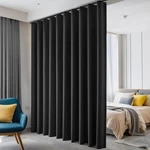 Room Divider Curtains Blackout Ceiling Track With Hook Wall Mount Sliding Door New. Price: $69.67.