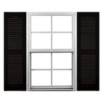 Mid America 00011431002 Standard Size Cathedral Top Center Mullion, Open Louv... New. Price: $54.36.
