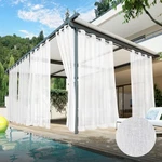 Holidayideas 6 Panels Outdoor Curtains For Patio-linen Semi White Sheer Curta... New. Price: $122.29.