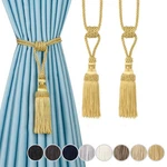 Fenghuangwu Gold Curtain Tassel Tiebacks Handmade Rope Holdbacks New. Price: $14.86.