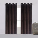 Cherry Home Luxury Velvet Blackout Curtains Panels With Grommet Draperies Eye... New. Price: $55.63.