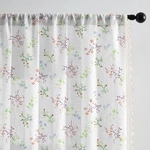 Floral Curtains Farmhouse For Living Room 84 Inch Length Linen Flowe... New. Price: $23.72.