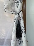 Urban Outfitters Sheep Leather Tassel Curtain Tieback Raisin Bead Wax Cord $18 New. Price: $18.00.