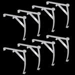 Kowibcl 8PCS Clear Plastic Valance Clips 3.5" Hidden Retainer 3.5INCH, New. Price: $14.76.