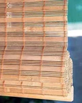 Cordless Natural Woven Bamboo Roman Shade Brown Squirrel 34 X 64 Nib New. Price: $19.95.