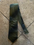 Todays Man Silk Men Neck Tie Made In Italy Abstract Geometric Shades Green Pre-owned. Price: $11.99.