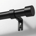 Zeerobee Curtain Rods For Windows 66 To 120, Black 32"-120" Open. Price: $20.00.