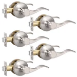 Knobonly 5 Pack Passage Door Handles Interior Hallway Closet Leverset New. Price: $94.12.