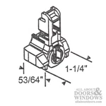 Tilt Shoe 1-1/4 X 53/64 Tan Puck Open Cam Inverted Channel Balance New. Price: $5.15.