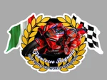 Francesco Bagnaia Moto Gp World Champion Laminated Vinyl Sticker Neuf. Price: $9.39.