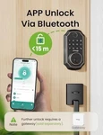Ghome Smart Deadbolt KD30 4-IN-1 Keyless Entry With Fingerprint & App Controle New. Price: $35.00.