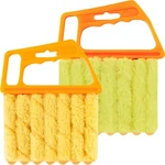 2 Pcs Blind Cleaner - Washable Window Duster Orange Yellow New. Price: $10.98.