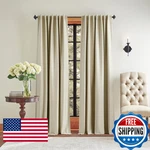 Martha Stewart Spellbound Blackout Lining Rod Pocket/back Tab Window Curtain New. Price: $78.12.