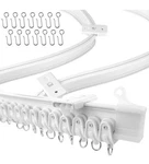 Urbanred Flexible Bendable Ceiling Curtain Track, 5 Meters (16.4FT), Nob Open. Price: $22.98.
